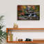 Toile épique Graffiti «Autumn At Glade Creek Grist Mill» par Rick Berk, 40 po x 26 po-109176195