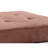 Elegant Chocolate Upholstered Ottoman-919525783