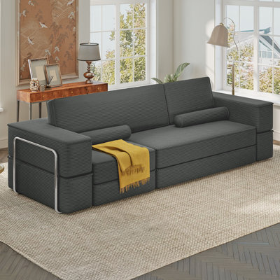 103.5" W Convertible Cloud Sectional Couch