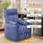 Rotating Massage Recliner with Ring-style Armrests – Single-seat Sofa with Massage Functions, Armrest Pillows,and Side Pockets,Suitable for Living Rooms,Bedrooms,Home Theaters,and Offices-462402432