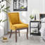 Bronze Nail Head Upholstered Side Dining Chair-178203152