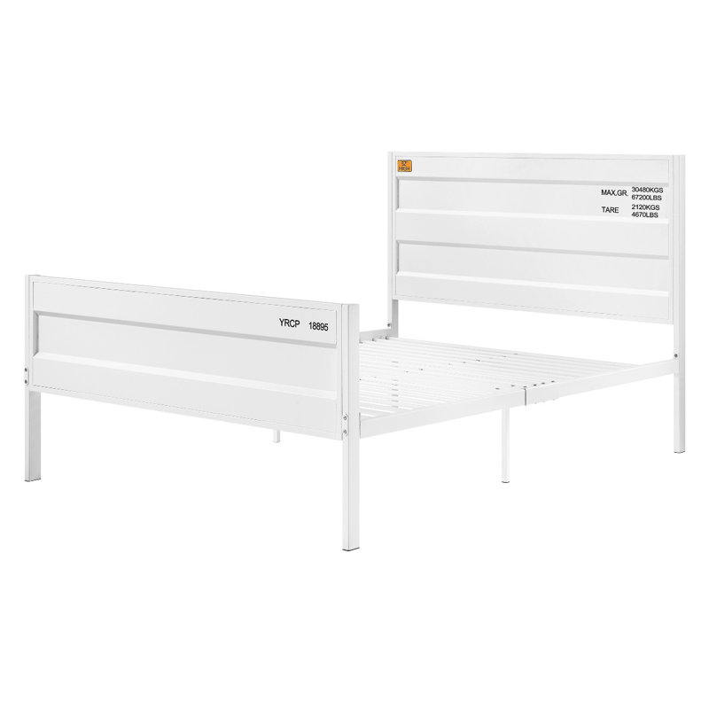 Modern White Full Bed