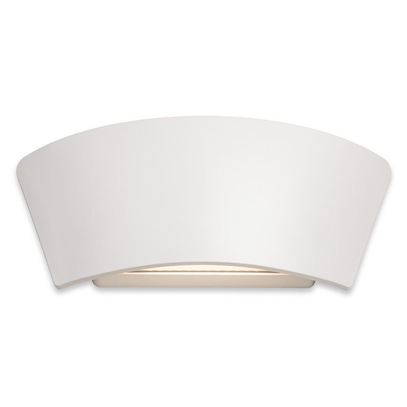 8cm H Integrated LED Outdoor Sconce, White