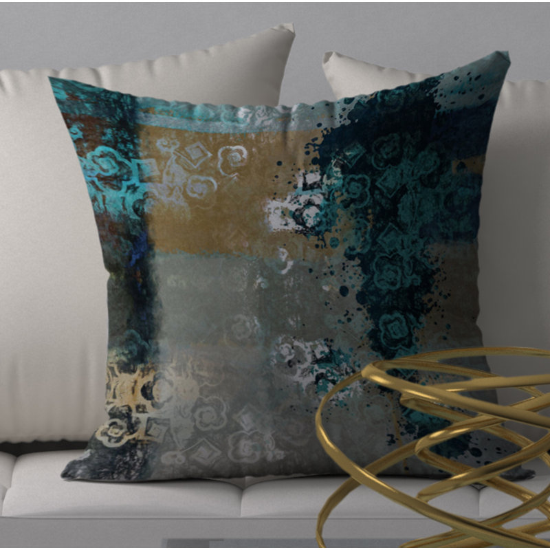 Housse de coussin carrée/insert, 18 po x 18 po