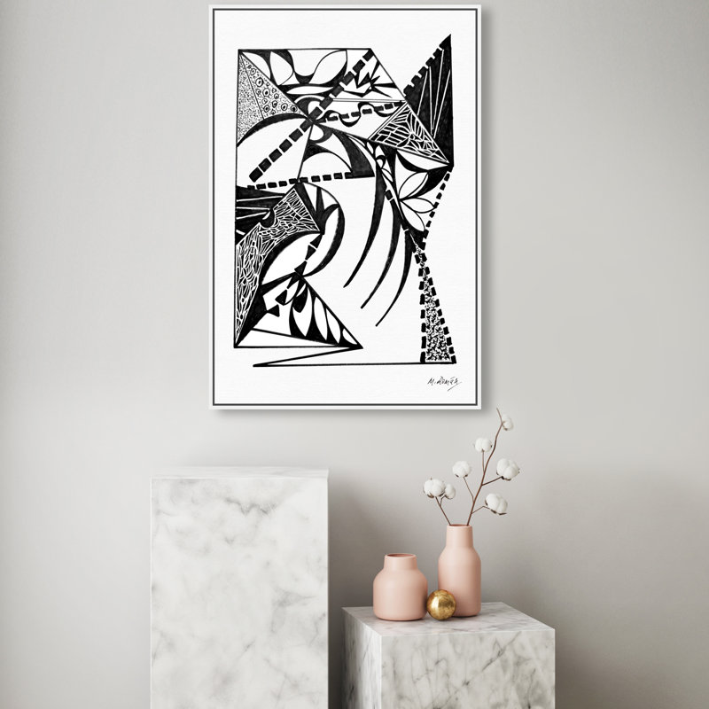 Manuel Roman - Warrior In Armor Print by Oliver Gal, 31"H x 21"W, White Floater Frame