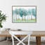 Reproduction d’art sur toile, "Teal Silver" par Allison Pearce