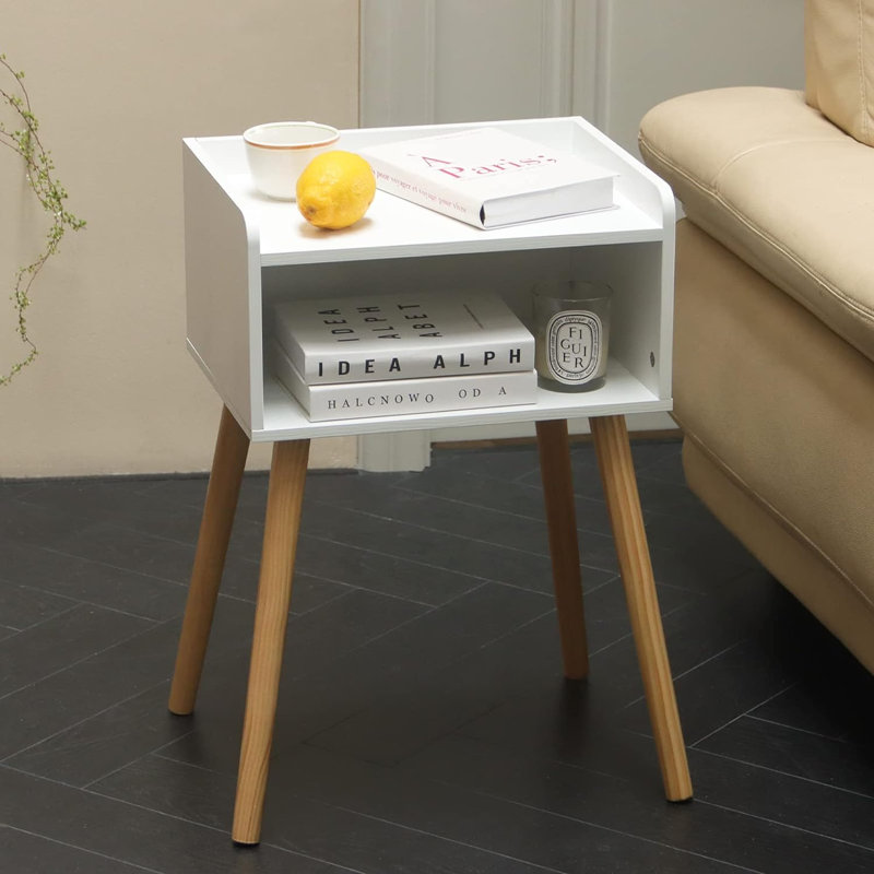 Chancey Choate Nightstand, Natural/White