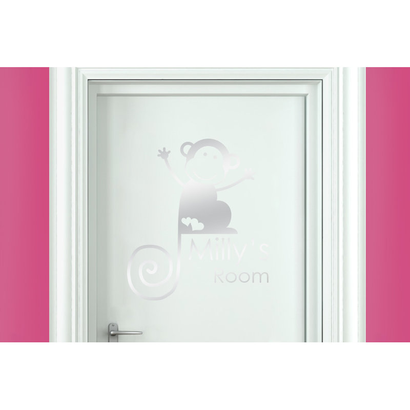 Animals Wall Decal, Shiny Silver