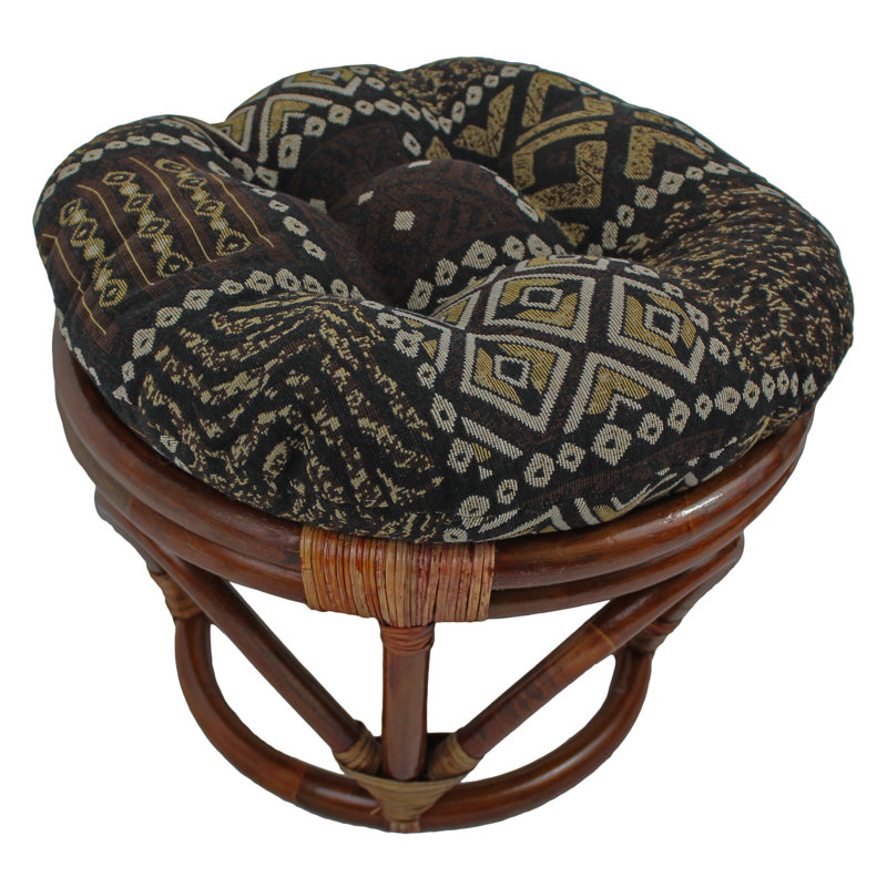 Outdoor 4'' Ottoman Seat Cushion, Congo