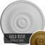 Médaillon de plafond Endurathane Bradford, DO 12 1/2 po x P 3 7/8 po x P 3/4 po (convient aux auvents jusqu'à 6 5/8 po), finition bronze frotté peint à la main-27782055