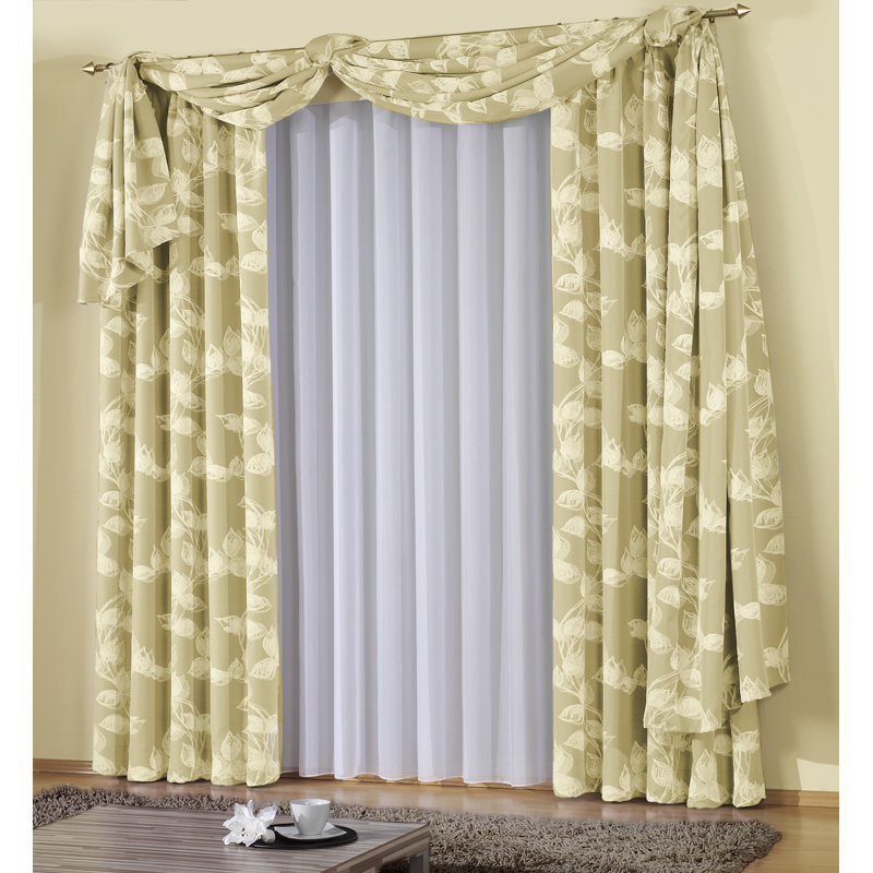 Aston Pinch Pleat Room Darkening Curtains, Cream, 135cm Width x 245cm Drop