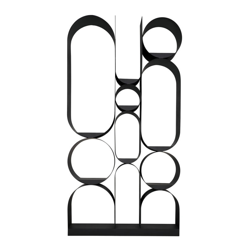 Bibliothèque géométrique en acier H 83 "x l 43" Letty