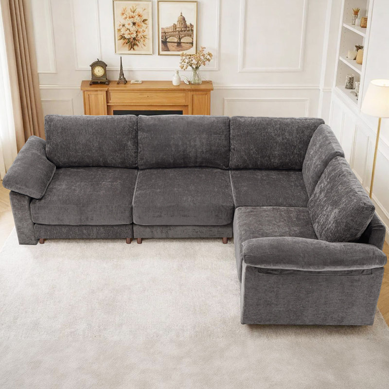 Canapé modulaire moderne pour le salon, Gris chenille