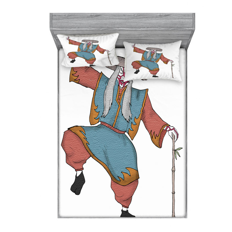Ensemble de draps, Ensemble de draps pour lit double avec un drap-hou