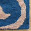Premium Quality Contemporary Blue | Beige Hand Knotted Silk Rectangle Indoor Area Rug
