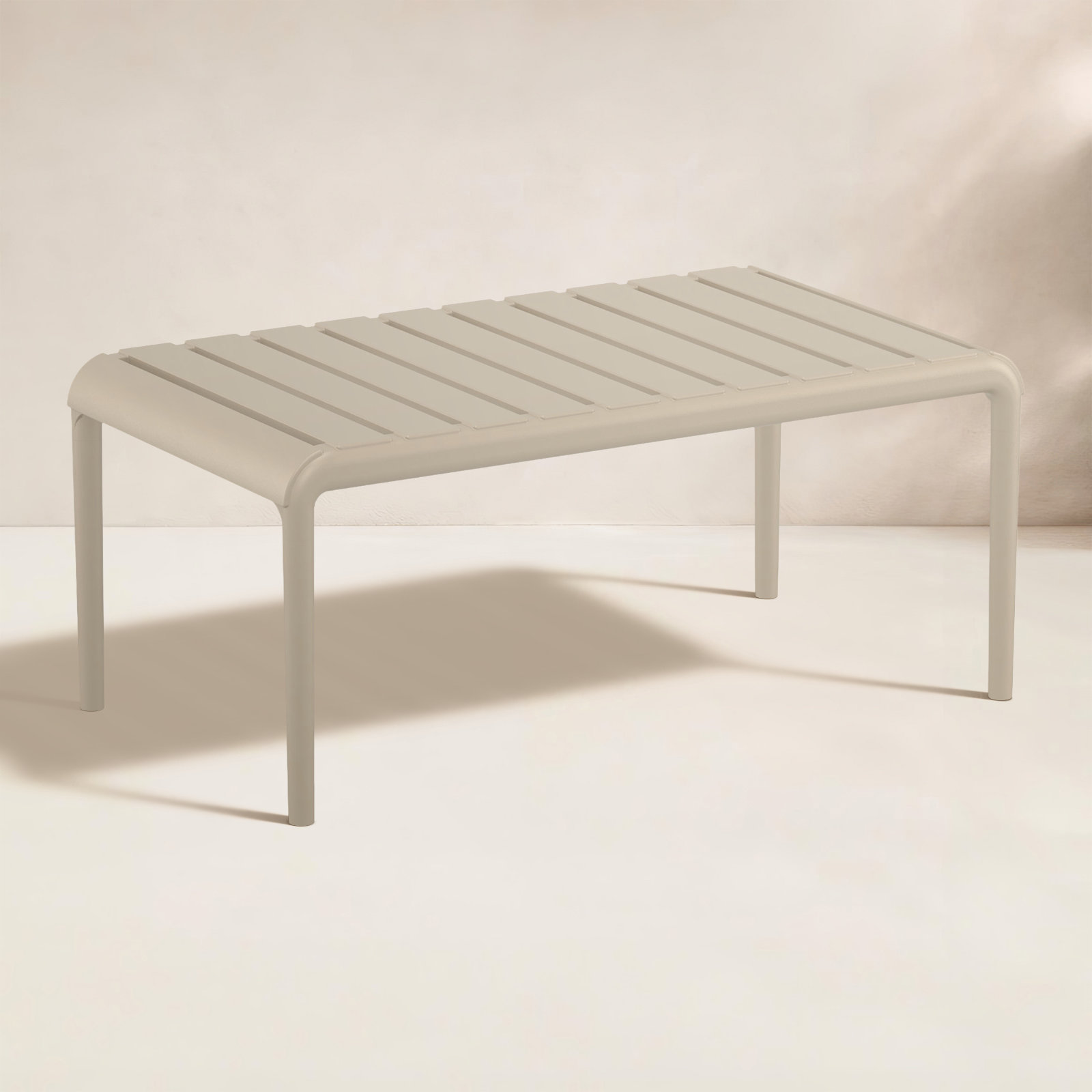 Ruta 35" Patio Table, Taupe