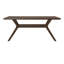 Muhsina Cross Leg Rectangular Dining Table-1766639162-1750432870