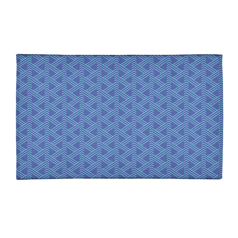 Tapis bleu zig zag, Rectangle 2 pi x 3 pi