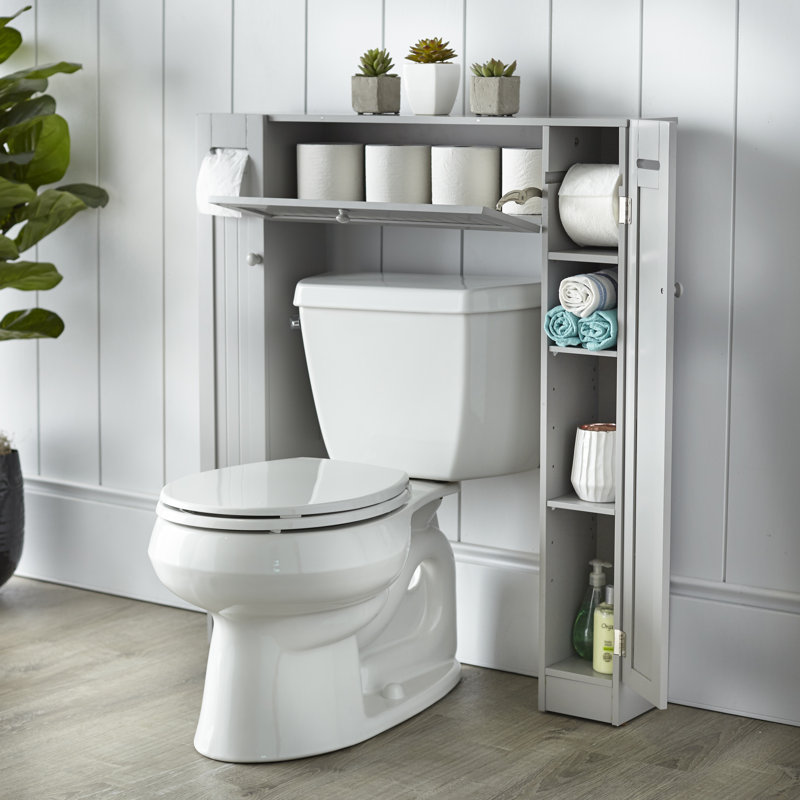 Jordane Over The Toilet Storage, Gray