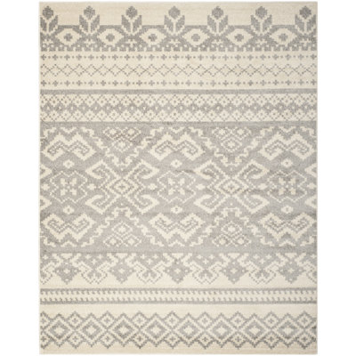 Tapis beige et argent de style sud-ouest Wynn