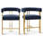Chenille Upholstered Counter Stool-1503988512