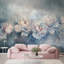 Papier peint Soft Misty Peony Bloom-1169933825