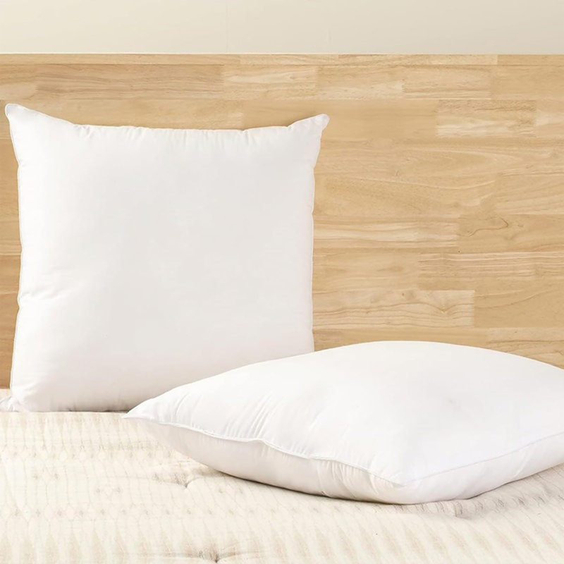 Multi-Use Square Throw Pillow Insert: Soft, Durable Comfort for Every Sitting, 24" x 24" 
