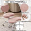 Chaise de méditation Plus, chaise de bureau à pieds croisés avec roues et support lombaire, tabouret réglable Fidget - Teddy-115194029-122720397