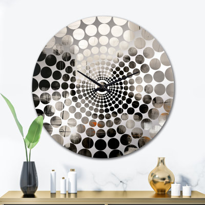 Industrial Harmony - Geometric  Wall Clock