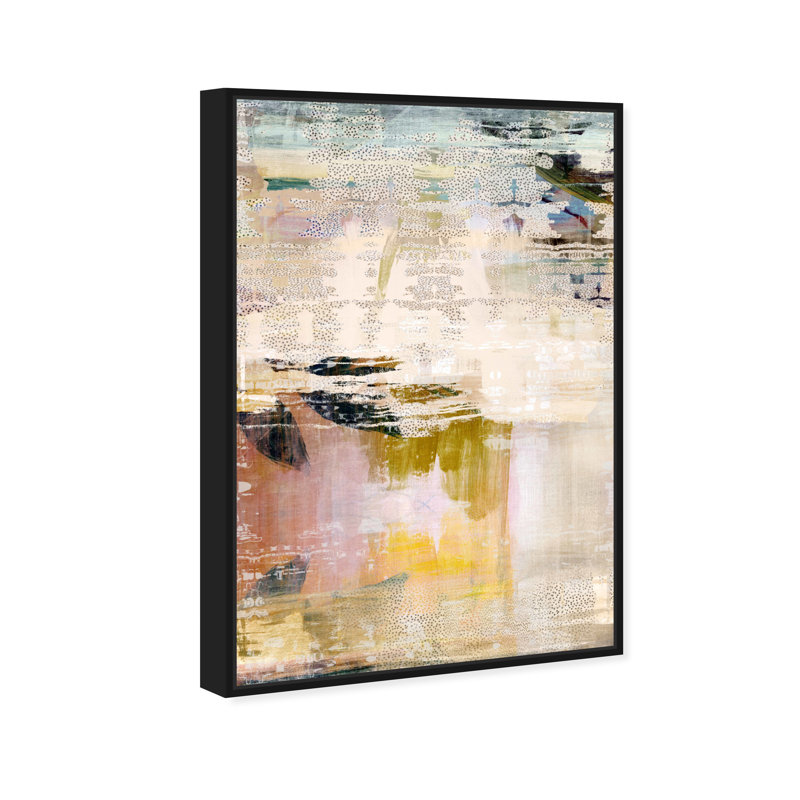«Summer Layers» par Oliver Gal Print, Impression encadrée, H 31 po x l 21 po, Noir