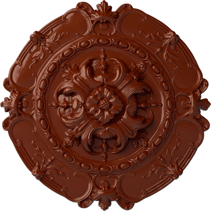Médaillon de plafond Endurathane Southampton, DO 16 1/2 po x P 2 3/8 po, Brique réfractaire