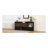 Set Of 2, 32.5''-58.8''W Multifuctional Storage Cabinet, Buffet Sideboard With Drawer, Corner Cabinet For 44''H Window Decor, Livingroom, Hallway, Entryway, Kitchen & Office  - Black&Walnut