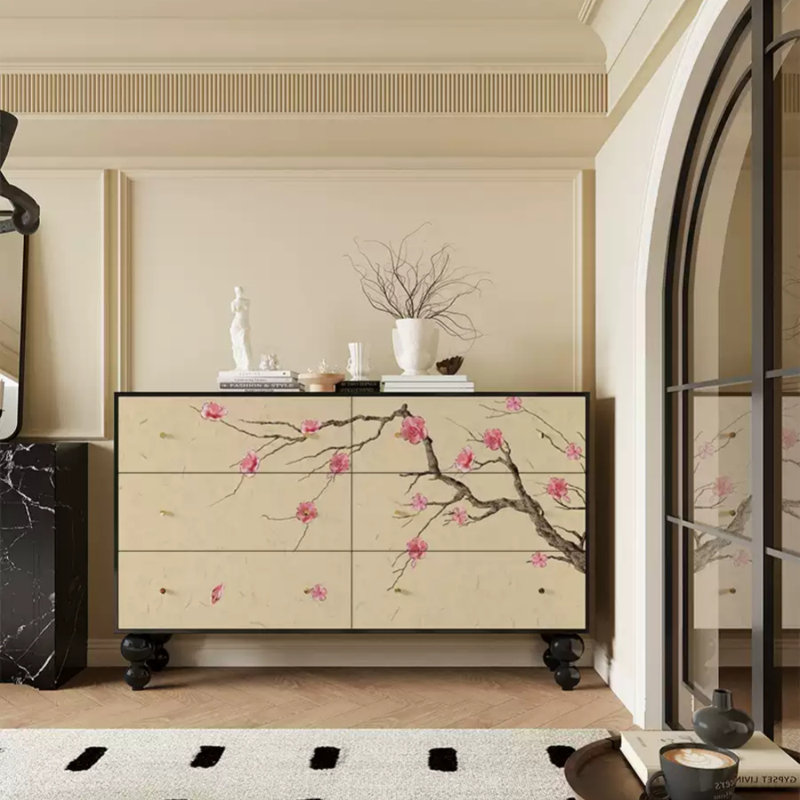 Six-Drawer Large-Capacity Sideboard
