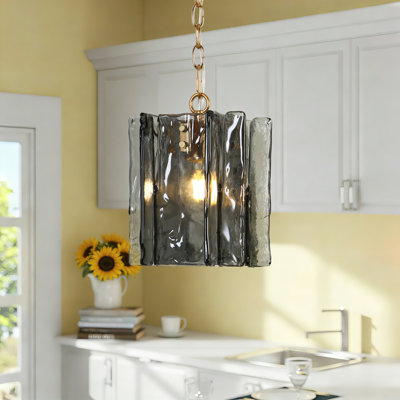 Quitman 1-Light Dimmable Pendant 