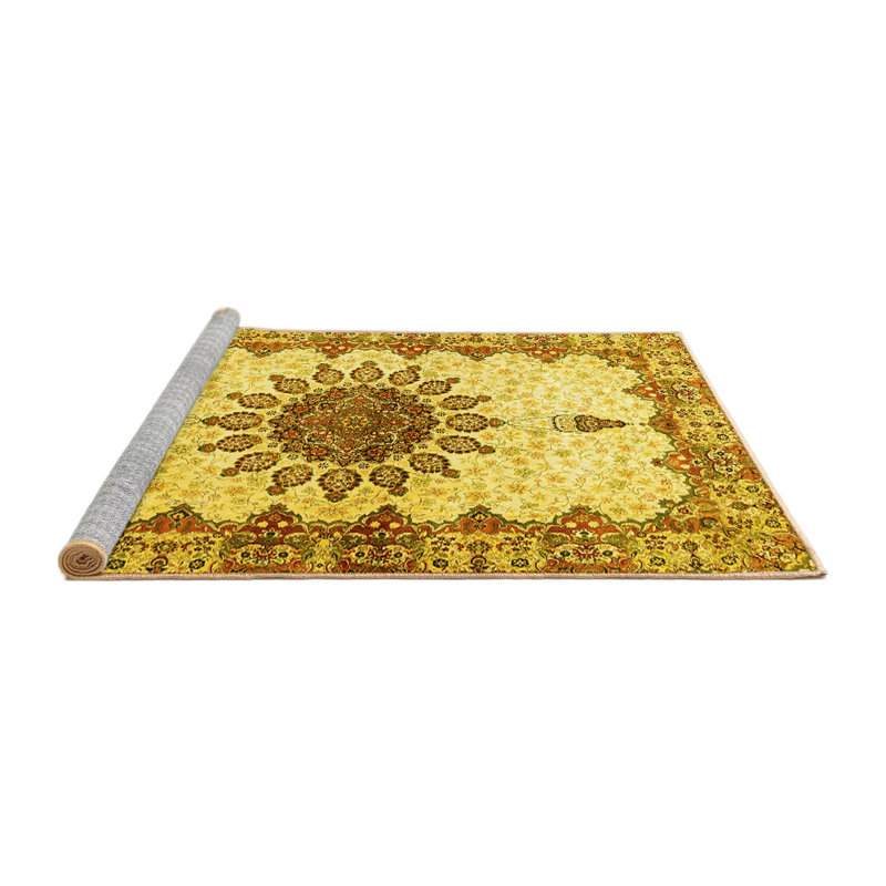 Washable Oriental Indoor Rug, Square 8'