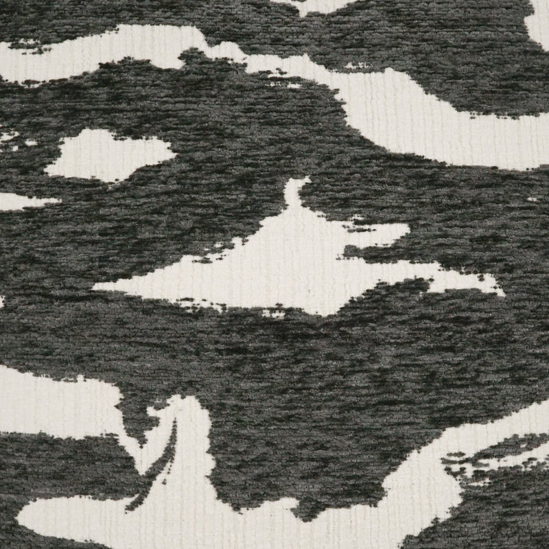 Felix Square Pillow Cover & Insert, Graphite