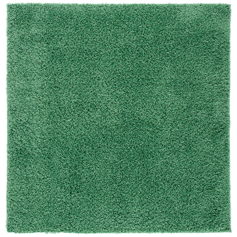 Evalle Performance Solid Color Rug, Square 6'7"