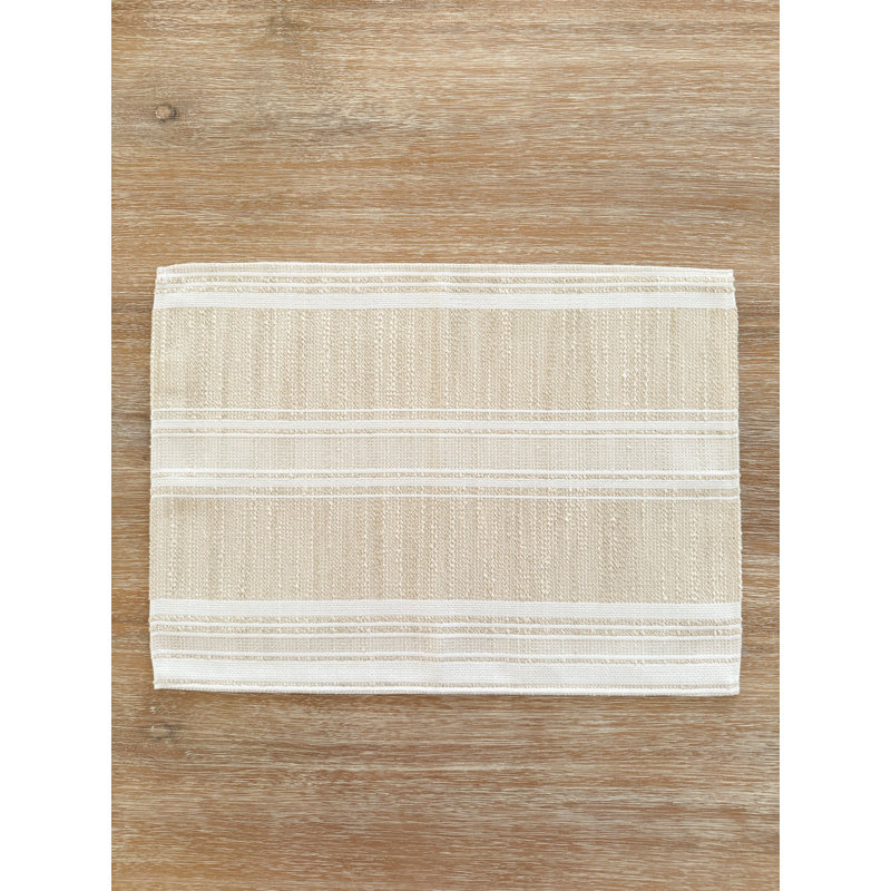Acrylic Rectangle Placemat, Sandy Beige