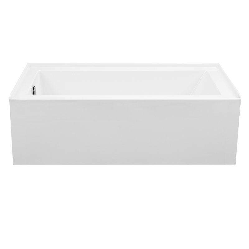 Cameron 3 66" Air Bathtub, White, Left