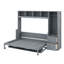 Lit escamotable Murphy avec placard et tiroirs-1638635024