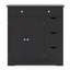 Armoire de salle de bain, armoire de rangement avec 4 tiroirs, 2 portes et tablette réglable-132693059