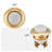 Brass Rim Push Button Doorbell