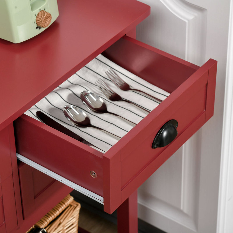 Artemas 31.5'' Console Table, Red