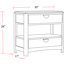 Lit à baldaquin Commode 2 tables de chevet avec miroir et commode-101095042-126075110