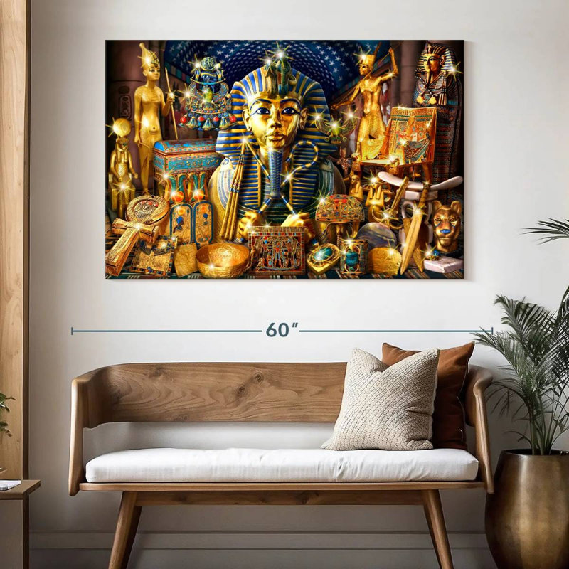 Keiri Treasures Of Egypt, 34" H x 51" W