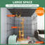 Grande cage intérieure pour chat avec cage en fil métallique pour chat 1-4 chats, 54 x 41 x 69
