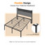Structure de lit robuste, lit plateforme en métal sans sommier-1039662293-1007321423