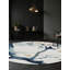 Tapis gris soyeux et moelleux-101423683