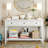 Console With Three Drawers And Bottom Shelf Practicality Classic Table 3 Compulsion-1936517899