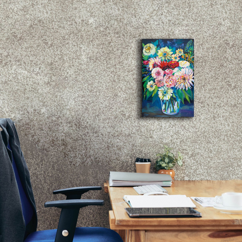 «Prosperity» par Jeanette Vertentes, art mural sur toile, H 18 po x l 12 po x P 0,75 po